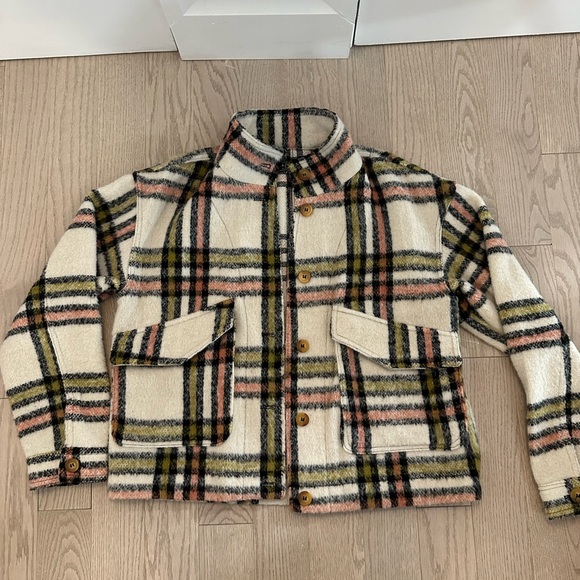Bagatelle Black and White Plaid Jacket - Picture 1 of 6